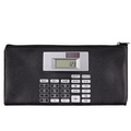 Black Document Bag w/ Solar Calculator Attachment